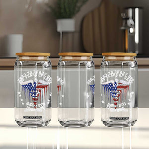 Patriotic Nurse 250 Years Of Care Glass Can Healthcare Worker Gift TS12 Print Your Wear
