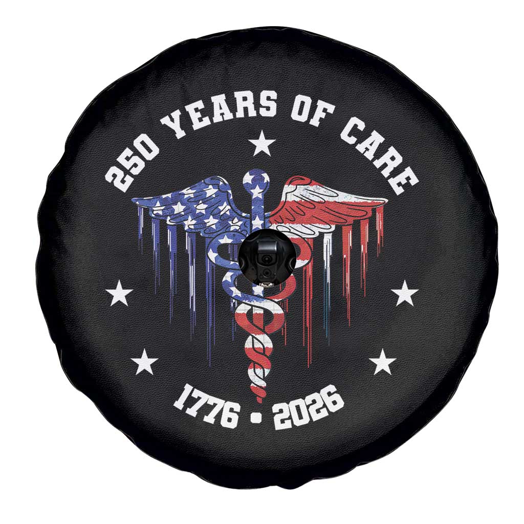 Patriotic Nurse 250 Years Of Care Spare Tire Cover Healthcare Worker Gift TS12 Print Your Wear