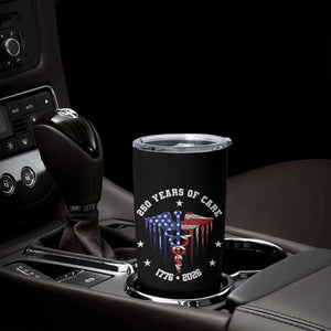 Patriotic Nurse 250 Years Of Care Tumbler Cup Healthcare Worker Gift TS12 Print Your Wear