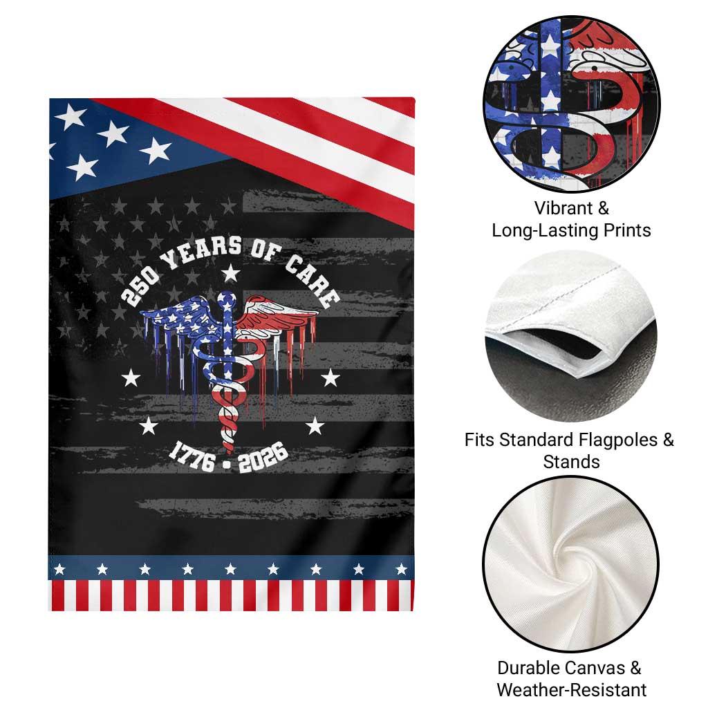 Patriotic Nurse 250 Years Of Care Garden Flag Healthcare Worker Gift TS12 Print Your Wear