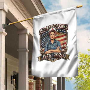 Patriotic Nurse Celebrating 250 Years Of Care Gift Garden Flag TS12 Print Your Wear