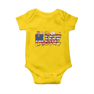 USA 250 Proud American Nurse Baby Onesie Patriotic Healthcare Hero TS12 Daisy Print Your Wear