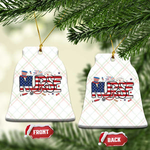USA 250 Proud American Nurse Ceramic Ornament Patriotic Healthcare Hero TS12 Print Your Wear