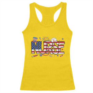 USA 250 Proud American Nurse Racerback Tank Top Patriotic Healthcare Hero TS12 Daisy Print Your Wear