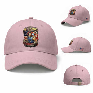 Patriotic Rosie Nurse Feminist Pride Baseball Cap 250 Years Of Nursing TS12 Baseball Cap Universal Fit Light Pink Print Your Wear