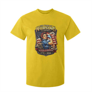 Patriotic Rosie Nurse Feminist Pride T Shirt For Kid 250 Years Of Nursing TS12 Daisy Print Your Wear