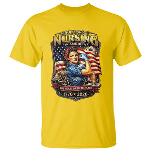 Patriotic Rosie Nurse Feminist Pride T Shirt 250 Years Of Nursing TS12 Daisy Print Your Wear