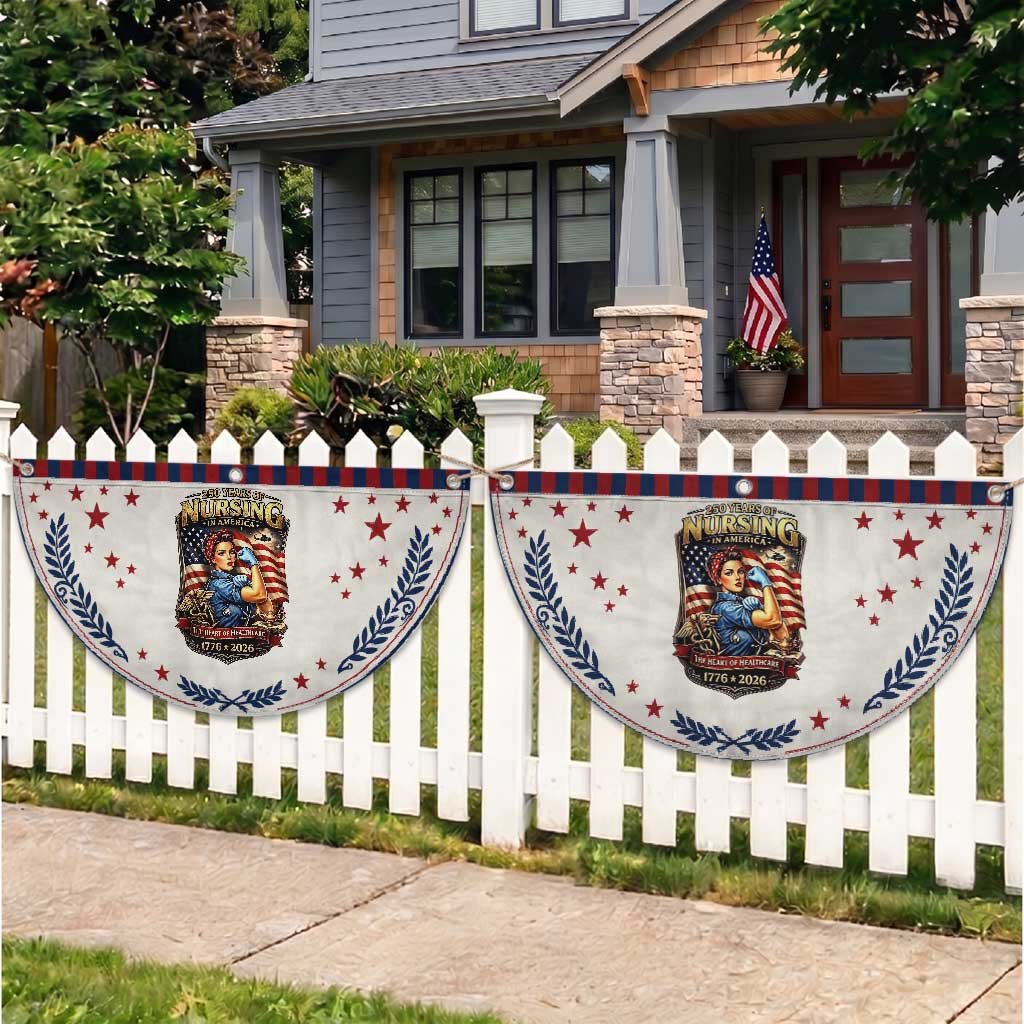 Rosie Nurse Feminist Pride Patriotic Fan Flag 250 Years Of Nursing