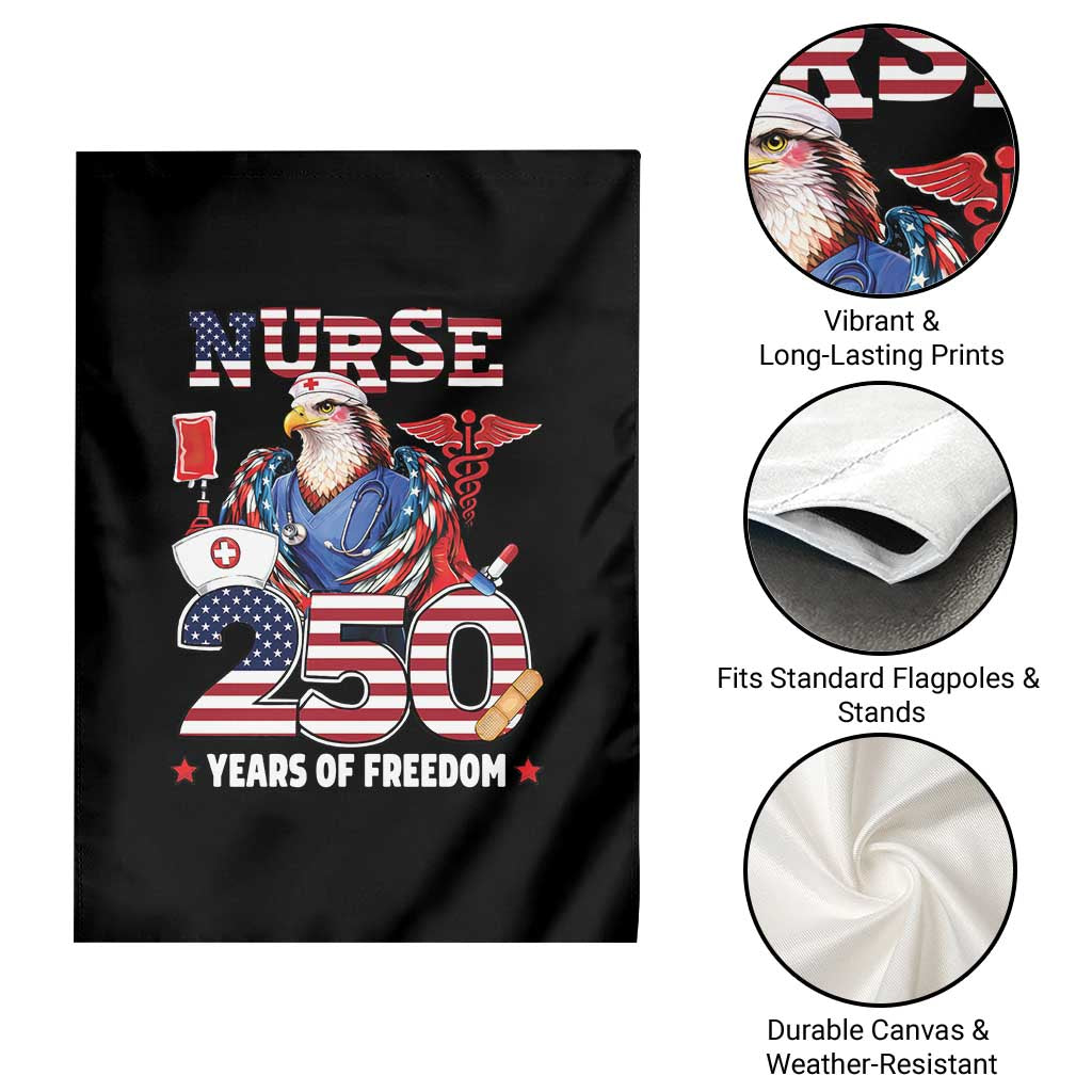 Bald Eagle Nurse 250 Years Of Freedom Garden Flag Patriotic American Nurse Gift TS12 Print Your Wear