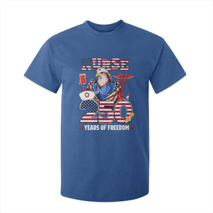 Bald Eagle Nurse 250 Years Of Freedom T Shirt For Kid Patriotic American Nurse Gift TS12 Royal Blue Print Your Wear