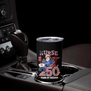 Bald Eagle Nurse 250 Years Of Freedom Tumbler Cup Patriotic American Nurse Gift TS12 Print Your Wear