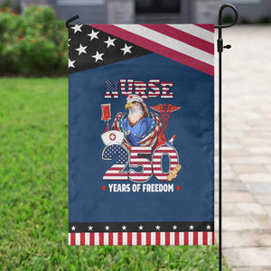 Bald Eagle Nurse 250 Years Of Freedom Garden Flag Patriotic American Nurse Gift TS12 Classic Blue Black Print Your Wear