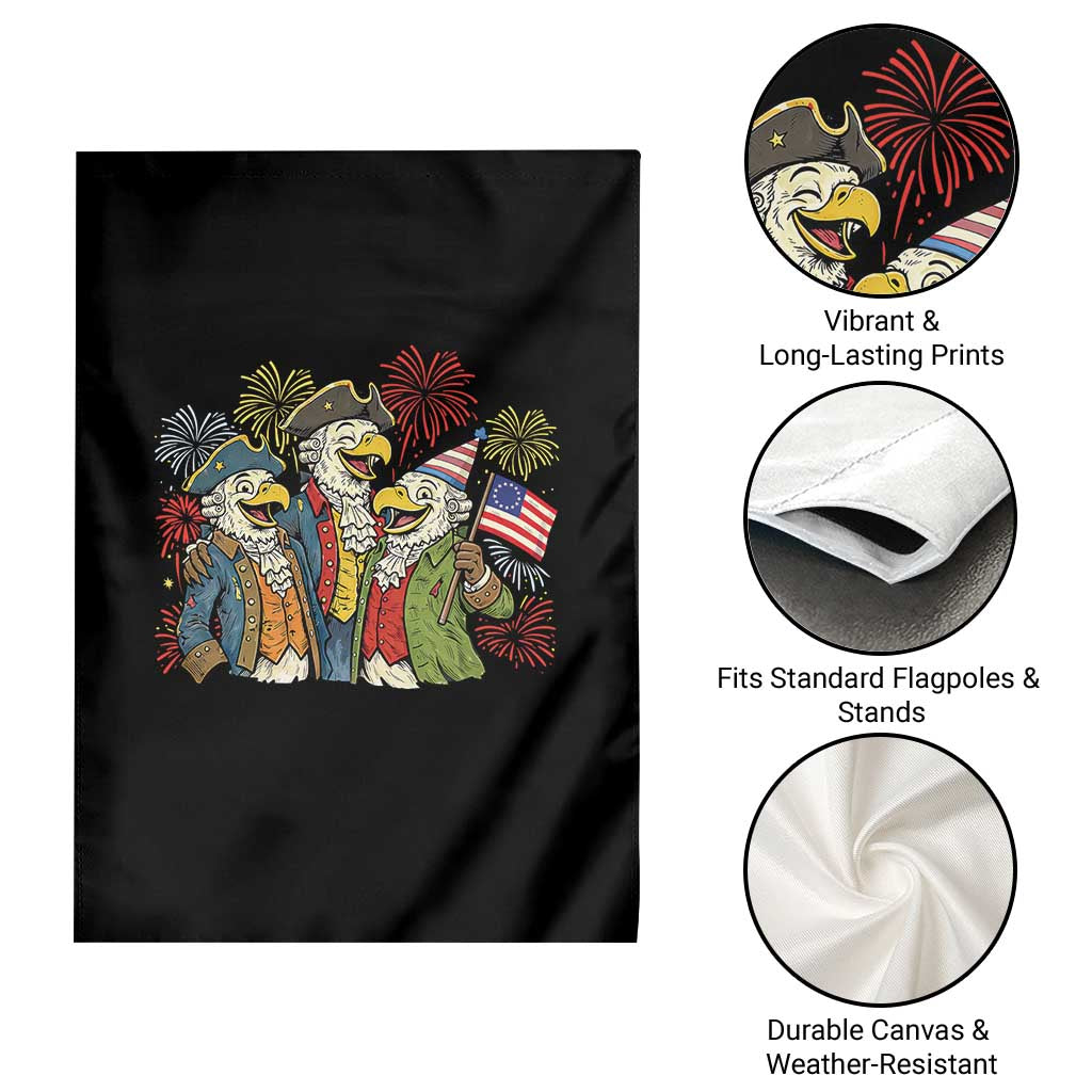 Funny Founding Fathers Eagle Garden Flag 250th Anniversary America Patriotic Gift TS12 Print Your Wear
