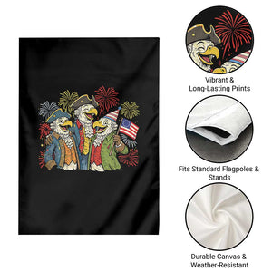 Funny Founding Fathers Eagle Garden Flag 250th Anniversary America Patriotic Gift TS12 Print Your Wear
