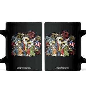 Funny Founding Fathers Eagle Coffee Mug 250th Anniversary America Patriotic Gift TS12 Black Print Your Wear