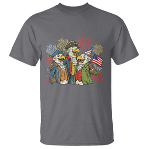 Funny Founding Fathers Eagle T Shirt 250th Anniversary America Patriotic Gift TS12 Charcoal Print Your Wear