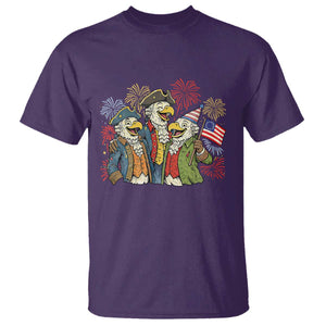 Funny Founding Fathers Eagle T Shirt 250th Anniversary America Patriotic Gift TS12 Purple Print Your Wear