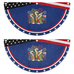 Funny Founding Fathers Eagle Patriotic Fan Flag 250th Anniversary America Gift