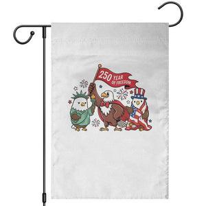 Cute Patriotic Eagle 250 Years Of Freedom Garden Flag American Pride Gift TS12 White Print Your Wear