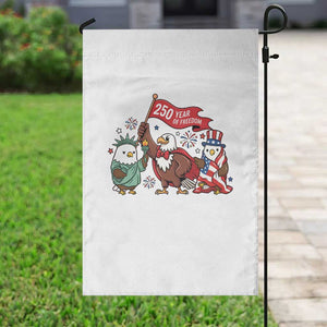 Cute Patriotic Eagle 250 Years Of Freedom Garden Flag American Pride Gift TS12 Print Your Wear