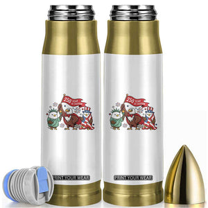 Cute Patriotic Eagle 250 Years Of Freedom Bullet Tumbler American Pride Gift TS12 White Print Your Wear