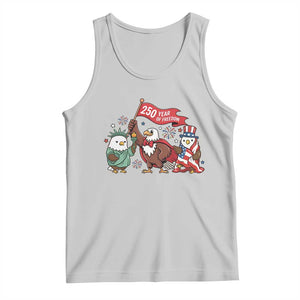 Cute Patriotic Eagle 250 Years Of Freedom Tank Top American Pride Gift TS12 Ash Print Your Wear
