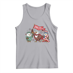 Cute Patriotic Eagle 250 Years Of Freedom Tank Top American Pride Gift TS12 Athletic Heather Print Your Wear
