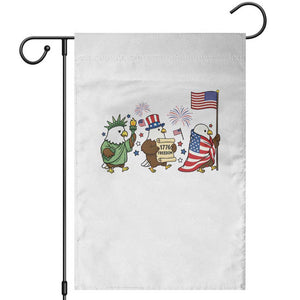 Adorable Patriotic Eagle 250 Years Of Freedom Garden Flag USA Anniversary Gift TS12 White Print Your Wear