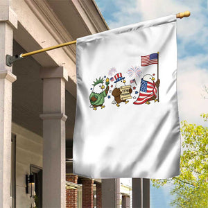 Adorable Patriotic Eagle 250 Years Of Freedom Garden Flag USA Anniversary Gift TS12 Print Your Wear