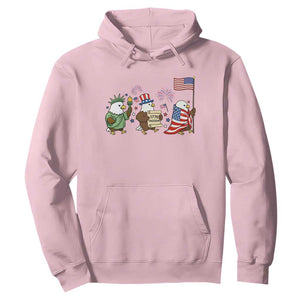 Adorable Patriotic Eagle 250 Years Of Freedom Hoodie USA Anniversary Gift TS12 Light Pink Print Your Wear
