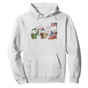 Adorable Patriotic Eagle 250 Years Of Freedom Hoodie USA Anniversary Gift TS12 White Print Your Wear