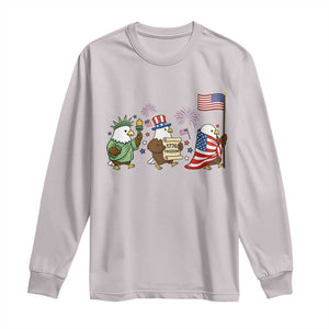 Adorable Patriotic Eagle 250 Years Of Freedom Long Sleeve Shirt USA Anniversary Gift TS12 Ice Gray Print Your Wear