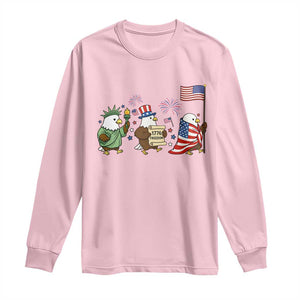 Adorable Patriotic Eagle 250 Years Of Freedom Long Sleeve Shirt USA Anniversary Gift TS12 Light Pink Print Your Wear