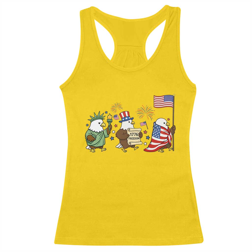 Adorable Patriotic Eagle 250 Years Of Freedom Racerback Tank Top USA Anniversary Gift TS12 Daisy Print Your Wear