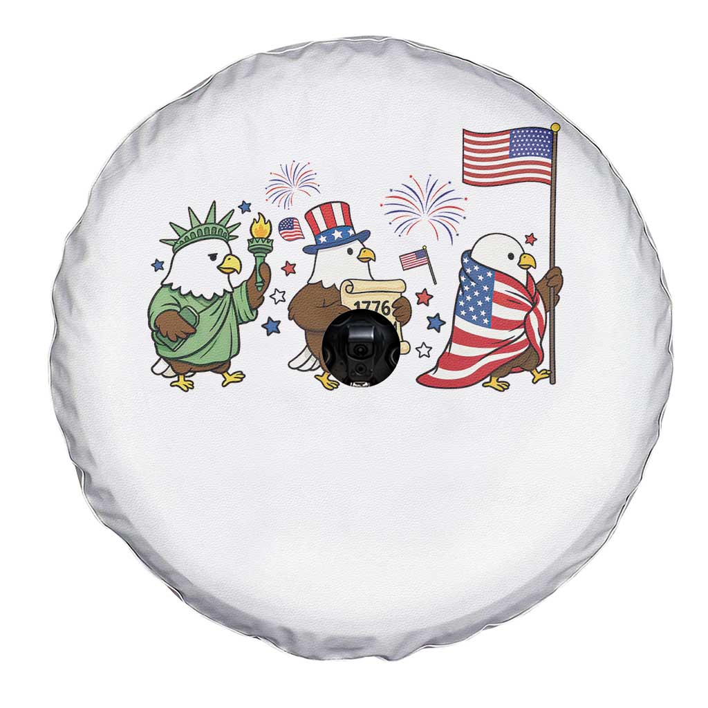 Adorable Patriotic Eagle 250 Years Of Freedom Spare Tire Cover USA Anniversary Gift TS12 Print Your Wear