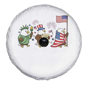 Adorable Patriotic Eagle 250 Years Of Freedom Spare Tire Cover USA Anniversary Gift TS12 Print Your Wear