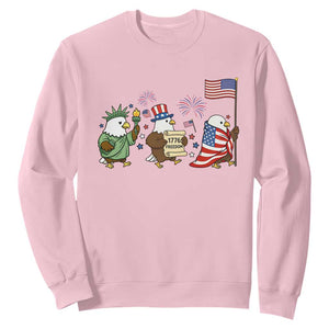 Adorable Patriotic Eagle 250 Years Of Freedom Sweatshirt USA Anniversary Gift TS12 Light Pink Print Your Wear