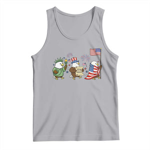 Adorable Patriotic Eagle 250 Years Of Freedom Tank Top USA Anniversary Gift TS12 Athletic Heather Print Your Wear