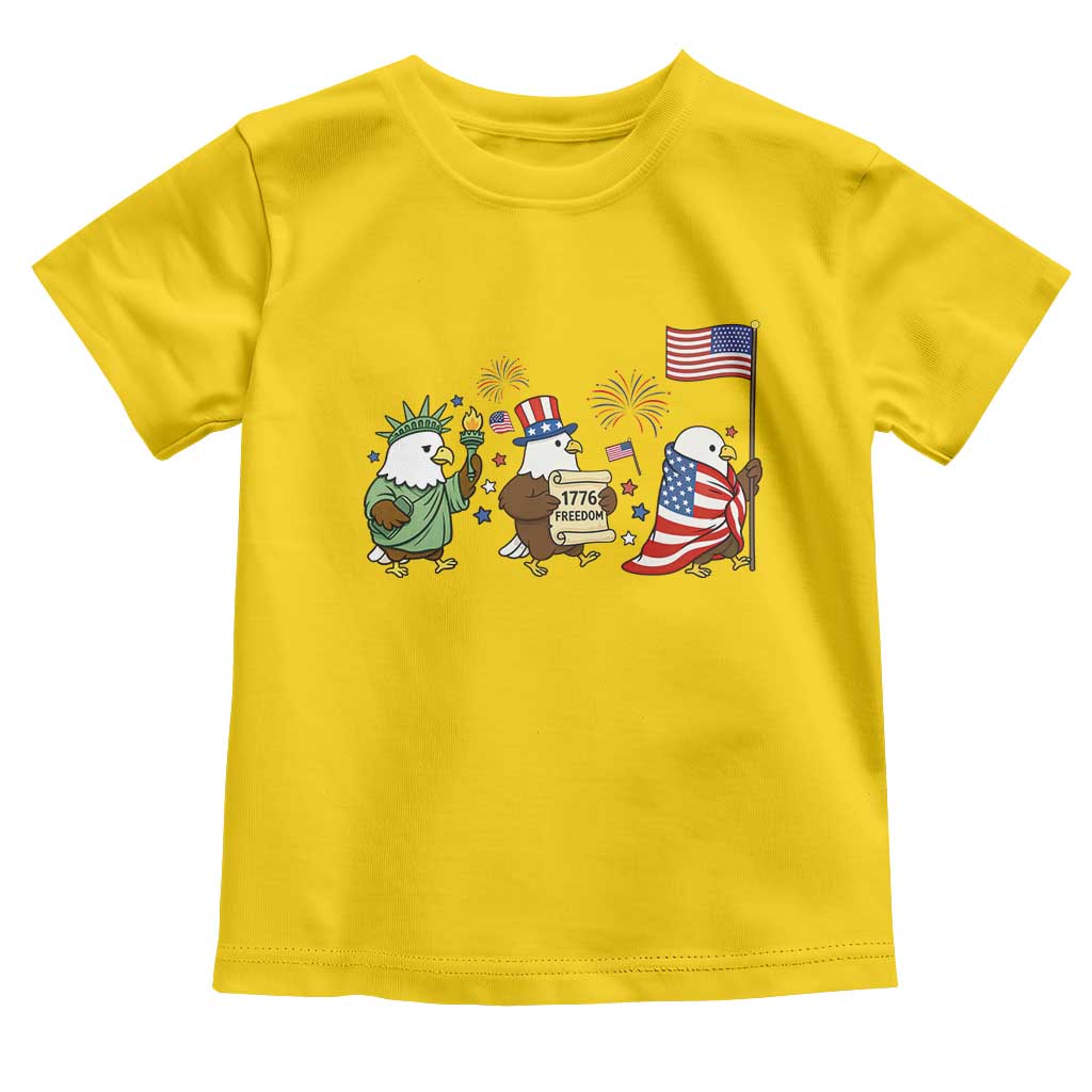 Adorable Patriotic Eagle 250 Years Of Freedom Toddler T Shirt USA Anniversary Gift TS12 Daisy Print Your Wear