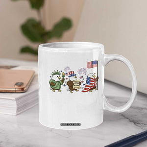 Adorable Patriotic Eagle 250 Years Of Freedom Coffee Mug USA Anniversary Gift TS12 Print Your Wear