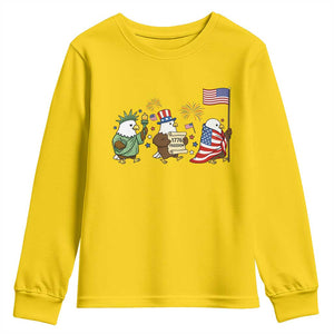 Adorable Patriotic Eagle 250 Years Of Freedom Youth Sweatshirt USA Anniversary Gift TS12 Daisy Print Your Wear