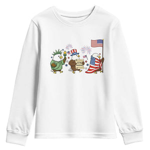 Adorable Patriotic Eagle 250 Years Of Freedom Youth Sweatshirt USA Anniversary Gift TS12 White Print Your Wear