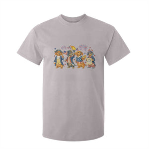 Patriotic Wiener Dog 250th Anniversary T Shirt For Kid Dachshund Lover Gift TS12 Ice Gray Print Your Wear