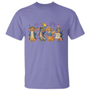 Patriotic Wiener Dog 250th Anniversary T Shirt Dachshund Lover Gift TS12 Violet Print Your Wear