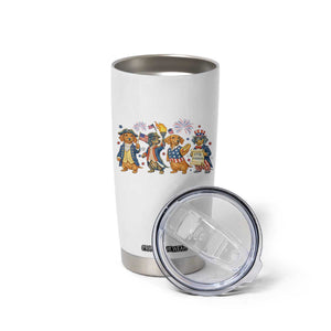 Patriotic Wiener Dog 250th Anniversary Tumbler Cup Dachshund Lover Gift TS12 Print Your Wear