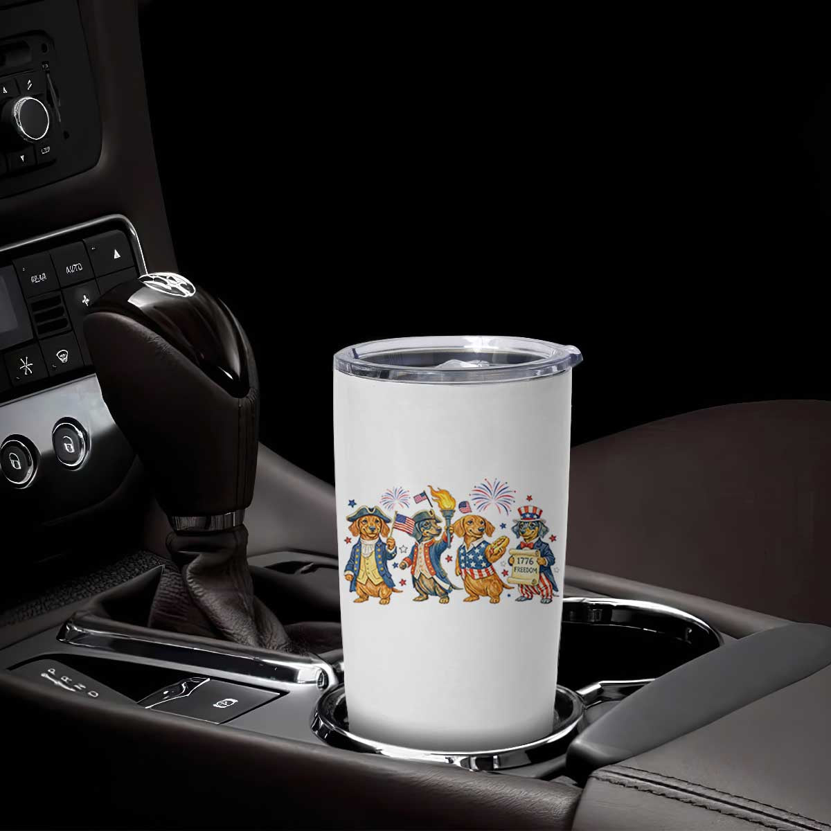Patriotic Wiener Dog 250th Anniversary Tumbler Cup Dachshund Lover Gift TS12 Print Your Wear