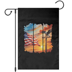 Faith And Freedom Christian American Flag Eagle Garden Flag American Faith Pride TS12 Black Print Your Wear
