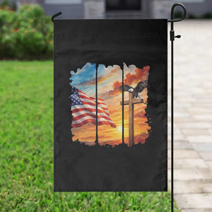 Faith And Freedom Christian American Flag Eagle Garden Flag American Faith Pride TS12 Print Your Wear