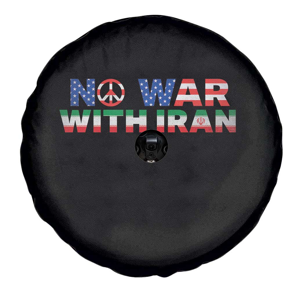 No War USA Iran Flag Spare Tire Cover Iranian Freedom Peace Advocate Gift TS12 Print Your Wear