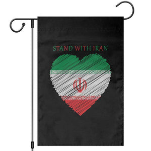 Stand With Iran Garden Flag Anti War Political Protest Statement TS12 White Print Your Wear
